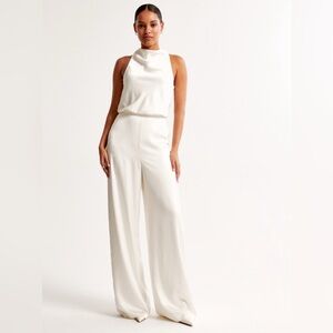 Abercrombie & Fitch Cream Jumpsuit S